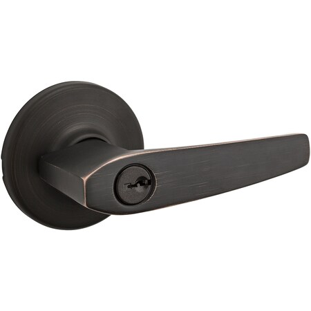 Kwikset Delta Entry Door Lock W/ New Chassis and 6AL Latch and RCS Strike Venetian Bronze Finish 405DL-11PV1